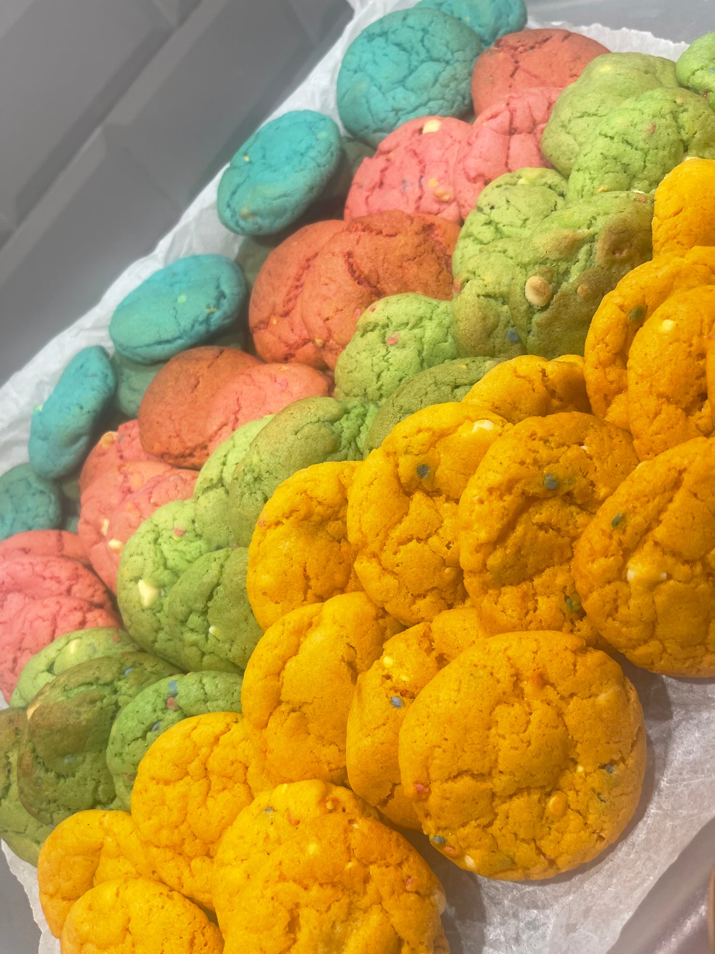 Rainbow Bliss Cookies x4